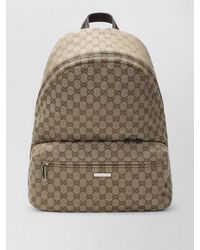 Gucci - Backpack Adjustable Straps Front Zip Pocket - Lyst