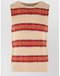 Dries Van Noten - Manado Alpaca Blend Striped Knit Vest - Lyst