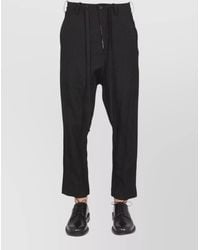 Uma Wang - Cropped Pants Belt Loops Side And Back Pockets - Lyst