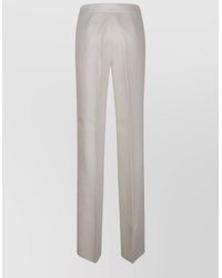 Max Mara - High Waist Straight Leg Tailored Trousers - Lyst