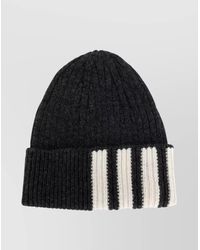 Thom Browne - Ribbed Cashmere Beanie - Lyst
