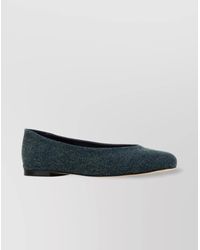 GIMAGUAS - Denim Round Toe Ballerina Shoes - Lyst