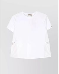 Herno - Cotton Jersey Logo-Plaque Drawstring T-Shirt - Lyst