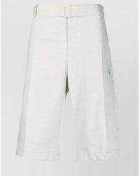 Etudes Studio - Wool Pleated Wide-Leg Tailored Shorts - Lyst