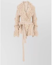 The Attico - Wrap Cardigan Coat Wool Alpaca Blend - Lyst