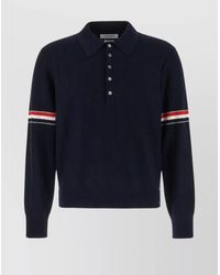 Thom Browne - Wool Polo Shirt - Lyst