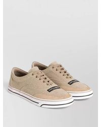 Dolce & Gabbana - Linen Low-Top Sneakers - Lyst