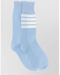 Thom Browne - Signature 4 Bar Striped Mid Calf Socks - Lyst