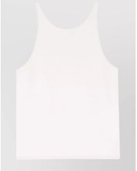Max Mara - Knitted Scoop Neck Sleeveless Top - Lyst