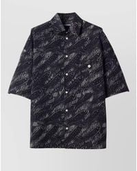 Jacquemus - Rio Fish Print Shirt Short Sleeves Pocket - Lyst