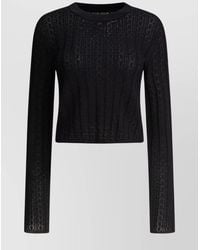 Loulou de Saison - Crew-Neck Knitted Top - Lyst
