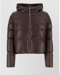 Herno - Hooded Padded Quilted Down Jacket - Lyst