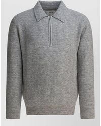 NN07 - Alpaca-Blend Polo Sweater - Lyst