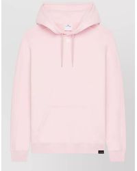 Courreges - Hooded Crewneck Sweater Nylon Silk Blend - Lyst