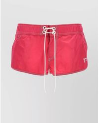 Tom Ford - Logo Print Shorts - Lyst