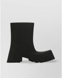 Balenciaga - Rubber Calf-Length Boots - Lyst