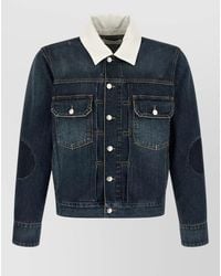 NAMACHEKO - Laguna Long Sleeve Jacket Contrast Collar - Lyst
