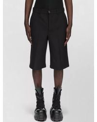 Rick Owens - Virgin Wool Knee-Length Tailored Shorts - Lyst