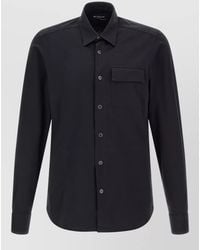 Kiton - Buba Shirt Straight Cut Chest Pocket Long Sleeves - Lyst