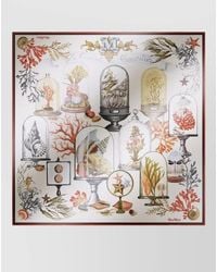 Max Mara - Silk Printed Maxi Scarf - Lyst