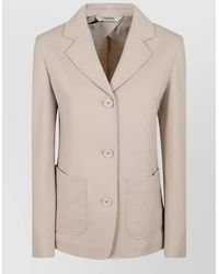 Max Mara - Jersey Single-Breasted Blazer - Lyst