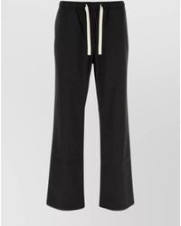Palm Angels - Monogram-Embroidered Wide-Leg Trousers - Lyst