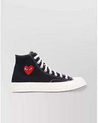 COMME DES GARÇONS PLAY - Cotton High-Top Sneakers - Lyst