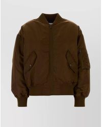 Saint Laurent - Padded Oversized Bomber Jacket - Lyst