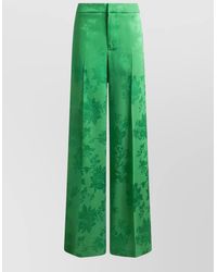Etro - High Waist Trousers Floral Pattern Pleats - Lyst