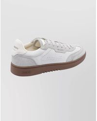 Axel Arigato - Suede Round Toe Sneakers With Rubber Sole - Lyst
