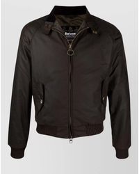 Barbour - Cotton Blend Funnel Neck Wax Jacket - Lyst
