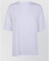 Filippa K - Cotton T-Shirt Short Sleeves Crew Neck Plain - Lyst