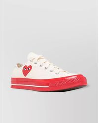 COMME DES GARÇONS PLAY - Logo-Print Low-Top Sneakers - Lyst