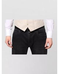 Dolce & Gabbana - Cotton-Blend V-Neck Tailored Waistcoat - Lyst