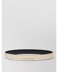 Tom Ford - Grain Spazzolato Leather Slim T Belt - Lyst