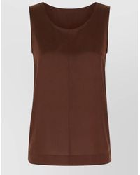 Panicale - Silk Top - Lyst