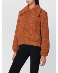 Patou - Faux Fur Bomber Jacket - Lyst