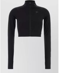 Burberry - Stretch Nylon Cropped Sweatshirt High Neck - Lyst