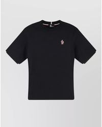Moncler - Cotton Crew Neck T Shirt Short Sleeves - Lyst