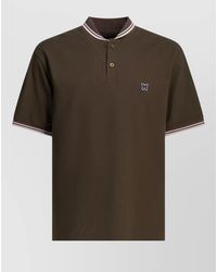 Needles - Polo Shirt Shawl Collar Buttons Short Sleeves - Lyst