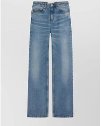 Ami Paris - Denim Flared-Leg Jeans - Lyst