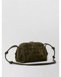 Bottega Veneta - Concert Pouch Leather Mini Bag - Lyst