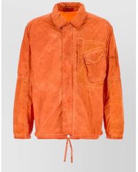 Stone Island - Nylon Jacket Drawstring Hem Long Sleeves Pockets - Lyst