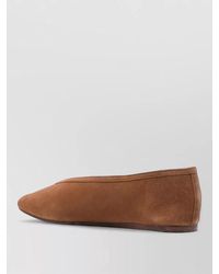 Manebí - Suede Finish Ballerina Shoes Almond Toe - Lyst