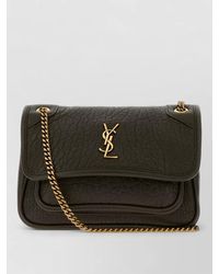 Saint Laurent - Niki Mini Leather Clutch Bag - Lyst