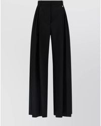 GIUSEPPE DI MORABITO - Virgin Wool Wide-Leg Trousers - Lyst