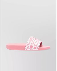 Moncler - Logo-Print Rubber Slides - Lyst