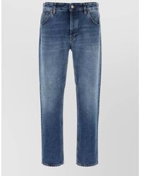 PT Torino - Denim Jeans Faded Effect Belt Loops - Lyst