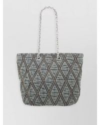 DIESEL - Shoulder Bag Charm D Medium Chain - Lyst