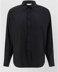 Nude - Collared Batwing Shirt Chest Pockets - Lyst